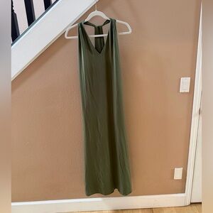 Banana Republic Olive Green Maxi Dress